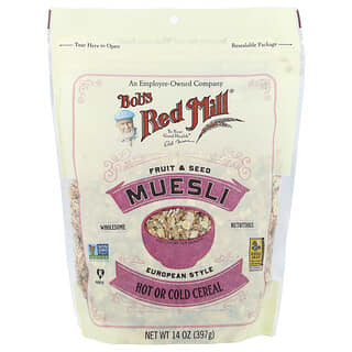 Bob's Red Mill, Muesli, Frutas y semillas, 14 oz (397 g)