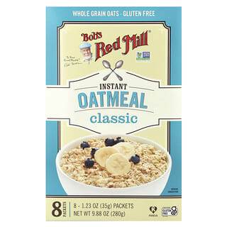 Bob's Red Mill, Instant Oatmeal Packets, Classic, 8 Packets, 1.23 oz (35 g) Each