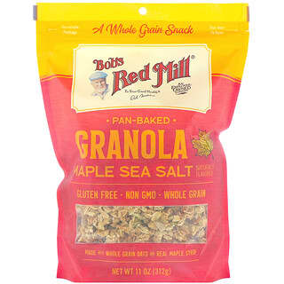Bob's Red Mill, Granola cuit à la poêle, Érable et sel de mer, 312 g