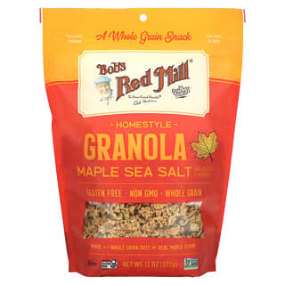 Bob's Red Mill, Homestyle Granola, Maple Sea Salt, 11 oz (312 g)
