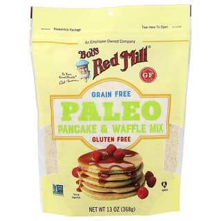 Bob's Red Mill, Mezcla Paleo para panqueques y gofres, Sin cereales, 368 g (13 oz)