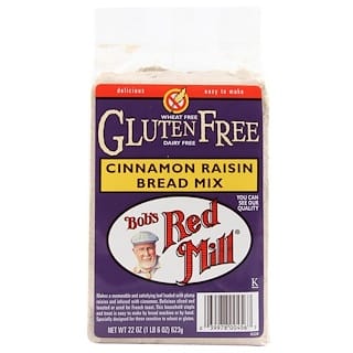 Bob's Red Mill, Gluten Free Cinnamon Raisin Bread Mix, 22 oz (623 g)