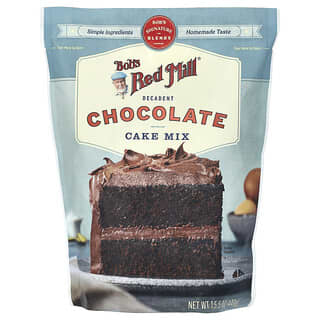 Bob's Red Mill, 데카당트 초콜릿 케이크 믹스, 440g(15.5oz)
