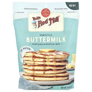 Bob's Red Mill, Mistura de Leitelho Caseiro para Waffle e Panqueca, 567 g (20 oz)