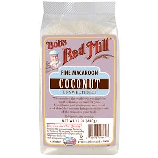 Bob's Red Mill, Fine Macaroon Coconut, Unsweetened, 12 oz (340 g)