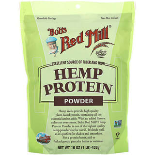 Bob's Red Mill, Proteína de cáñamo en polvo, 453 g (16 oz)