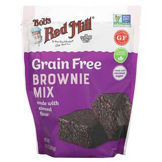 Bob's Red Mill, Mezcla para brownies, hecha con harina de almendras, Sin cereales, 340 g (12 oz)