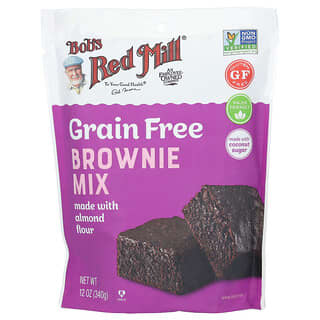 Bob's Red Mill, Grain Free Brownie Mix, Made with Almond Flour, 12 oz (340 g)