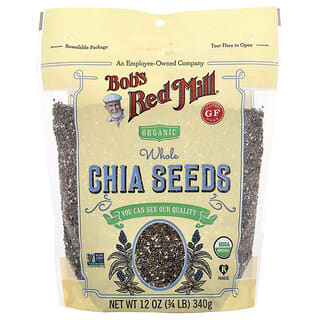 Bob's Red Mill, Semillas de chía entera orgánica, 340 g (12 oz)