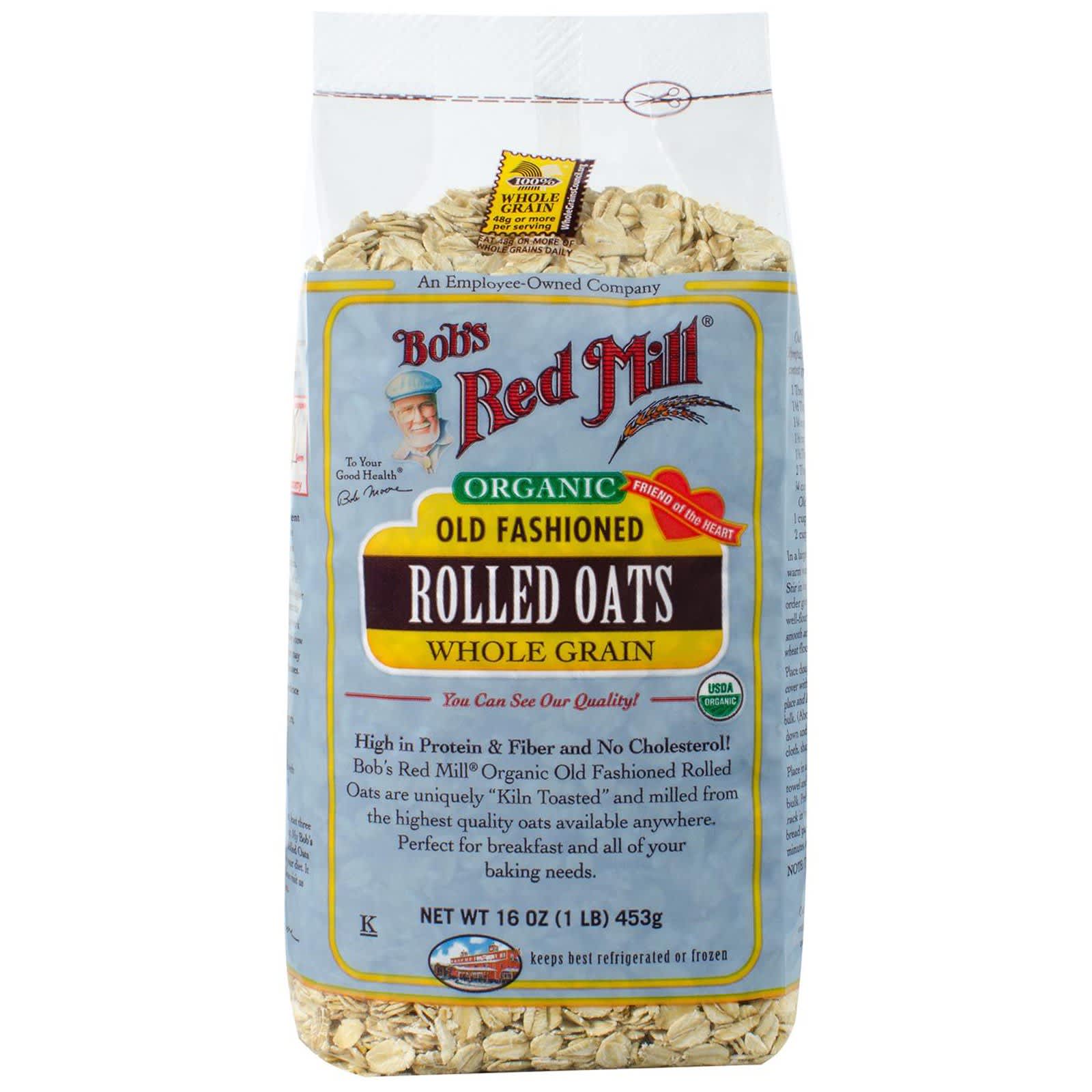 Old Fashioned Rolled Oats, Organic - 16 oz. Pouch