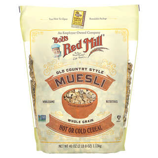 Bob's Red Mill, Muesli, Old Country Style, Whole Grain, 40 oz (1.13 kg)