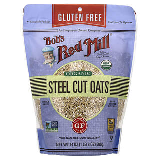 Bob's Red Mill, Organic Steel Cut Oats, 24 oz (680 g)