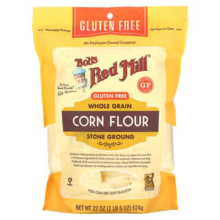 Bob's Red Mill, Corn Flour, Whole Grain , 1 lb 6 oz (624 g)
