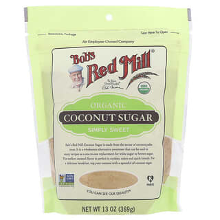 Bob's Red Mill, Açúcar de Coco Orgânico, 369 g (13 oz)