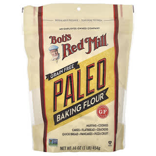 Bob's Red Mill, Paleo Baking Flour, беззерновая мука для выпечки, для людей, соблюдающих палеодиету, 454 г (16 унций)