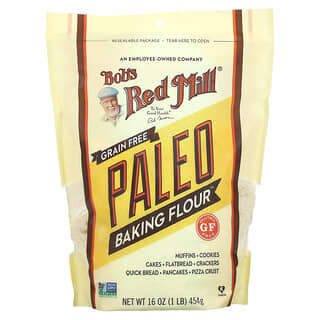 Bob's Red Mill, Harina para hornear Paleo, Sin cereales, 454 g (16 oz)