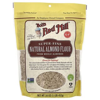 Bob's Red Mill, Harina de almendra natural, Superfina, 453 g (16 oz)