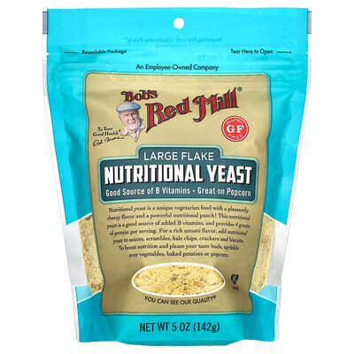 Bob's Red Mill, Nutritional Yeast Flakes, Gluten-Free, 5 oz (142 g)
