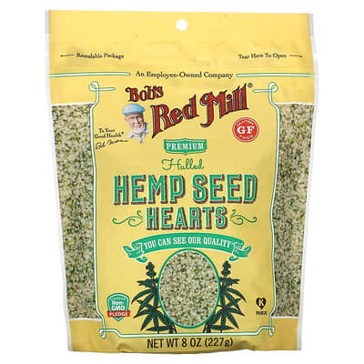 Bob's Red Mill, Hulled Hemp Seed Cores, 8 oz (227 g)