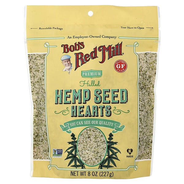 Bob's Red Mill, Hulled Hemp Seed Hearts, 8 oz (227 g) — product photo 1