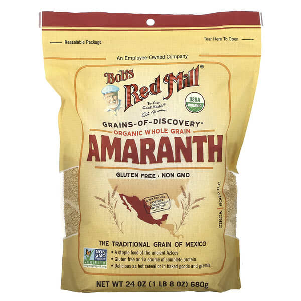 Bob's Red Mill, オーガニックアマランス、全粒、680 g（24 oz）