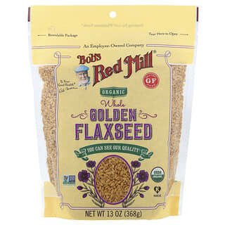 Bob's Red Mill, Linaza dorada integral orgánica, 13 oz (368 g)