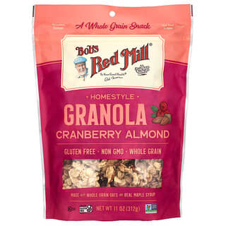 Bob's Red Mill, Homestyle Granola, Cranberry Almond, 11 oz (312 g)