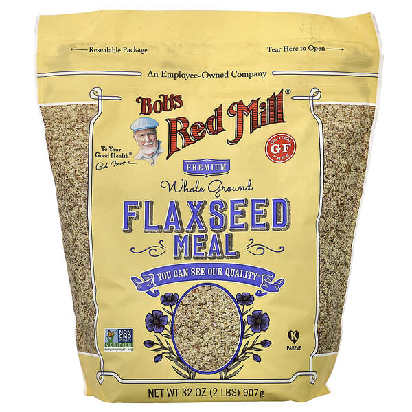 Bob's Red Mill, Flaxseed Meal, Whole Ground, 32 oz (907 g) — product photo 1