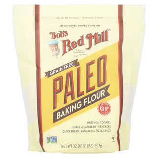 Bob's Red Mill, 原始飲食烘焙麵粉，無穀物，32 盎司（907 克）