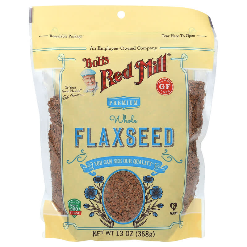 Premium Whole Flaxseed, 13 oz (368 g)