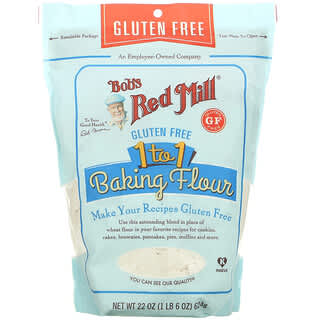 Bob's Red Mill, Harina para horear 1 a 1, sin gluten, 624 g (22 oz)