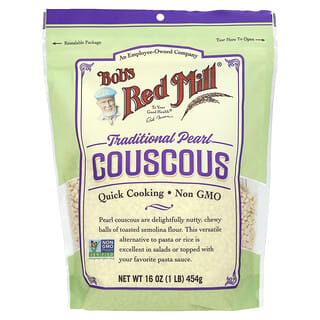 Bob's Red Mill, Couscous perlé traditionnel, 454 g