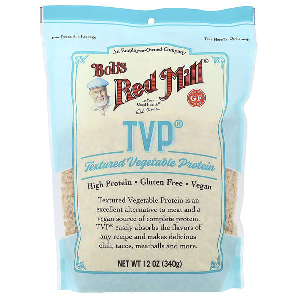 Bob's Red Mill, TVP®, Textured Vegetable Protein, 12 oz (340 g)