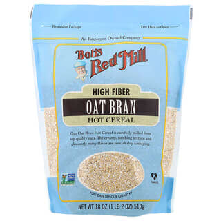 Bob's Red Mill, High Fibre Oat Bran Hot Cereal, 18 oz (510 g)