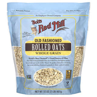 Bob's Red Mill, Old Fashioned Rolled Oats, Whole Grain, 32 oz (907 g)