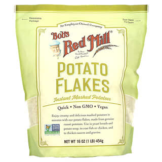 Bob's Red Mill, 馬鈴薯片，速溶馬鈴薯泥，16 盎司（454 克）