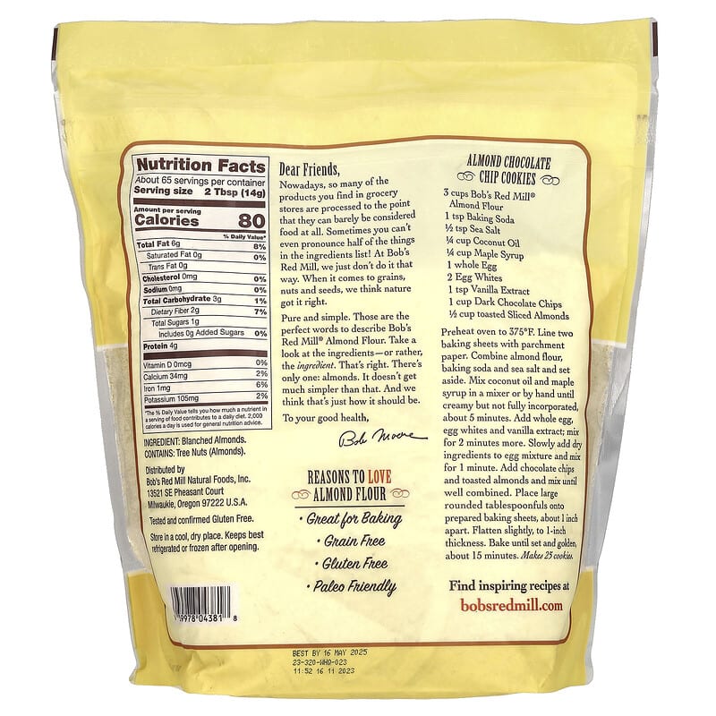 Super-Fine Almond Flour, 32 oz (907 g)