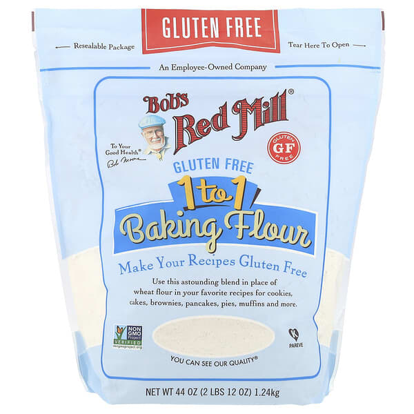 Bob's Red Mill, 글루텐 무함유 1:1 베이킹 가루, 1.24kg(44oz)