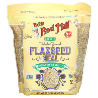 Bob's Red Mill, Organic Flaxseed Meal, Whole Ground, 32 oz (907 g)