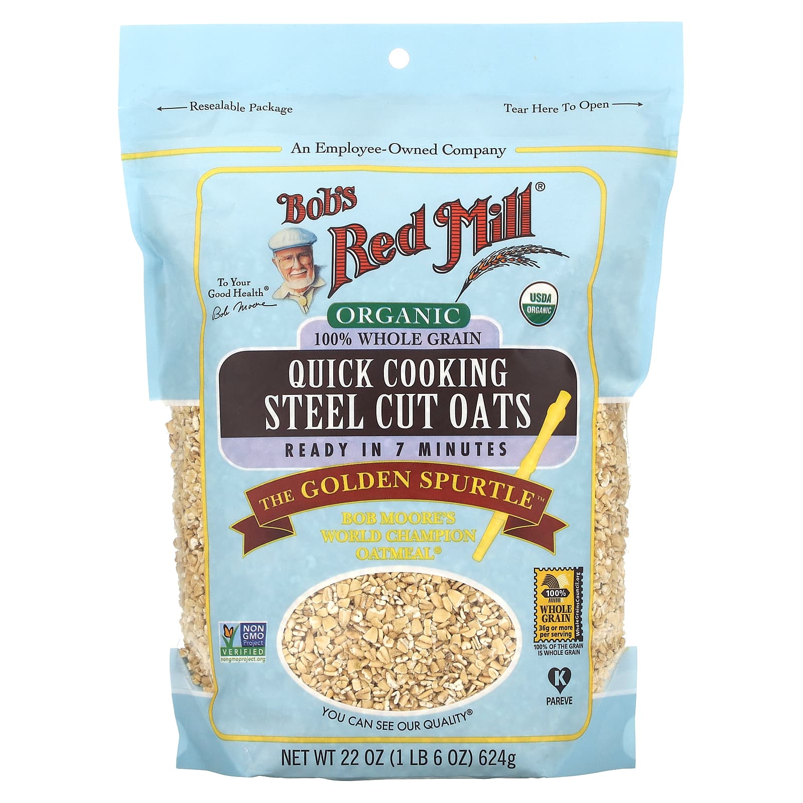 カネン　ohotoro dublincoat (oatmeal) Quick Cook Steel Cut Oatmeal – Nature's Path