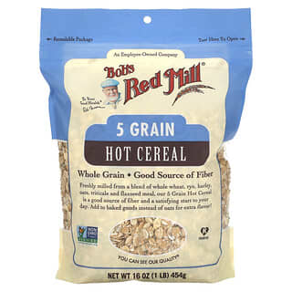 Bob's Red Mill, Cereal caliente de 5 granos`` 454 g (1 lb)
