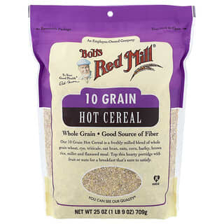 Bob's Red Mill, 10 злаков Hot Cereal, цельнозерновые, 25 унций (709 г)