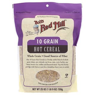 Bob's Red Mill, Cereal Quente com 10 Grãos, Grãos Integrais, 709 g (25 oz)