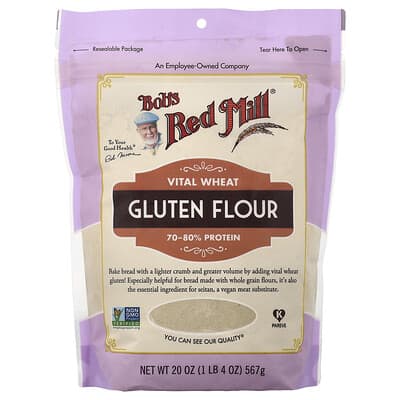 Bob's Red Mill, Vital Wheat Gluten Flour, 20 oz (567 g)
