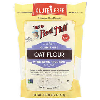 Bob's Red Mill, Farine d'avoine, à grains entiers, sans gluten, 510 g