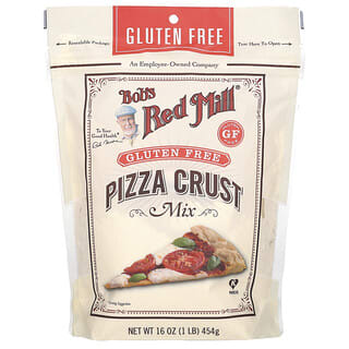 Bob's Red Mill, Mezcla para masa para pizza, Sin gluten, 454 g (16 oz)