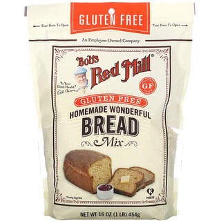 Bob's Red Mill, مزيج الخبز الرائع المصنوع منزليًا ، خالٍ من الجلوتين ، 16 أونصة (453 جم)