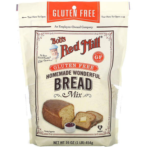 Bob's Red Mill, Gluten Free Homemade Wonderful Bread Mix, 16 oz (453 g)