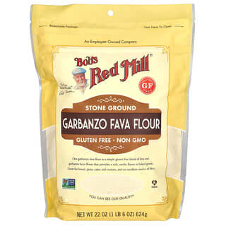Bob's Red Mill, Garbanzo Fava Flour, Gluten Free, 22 oz (624 g)