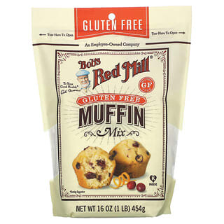 Bob's Red Mill, Mezcla para muffins sin gluten`` 454 g (1 lb)